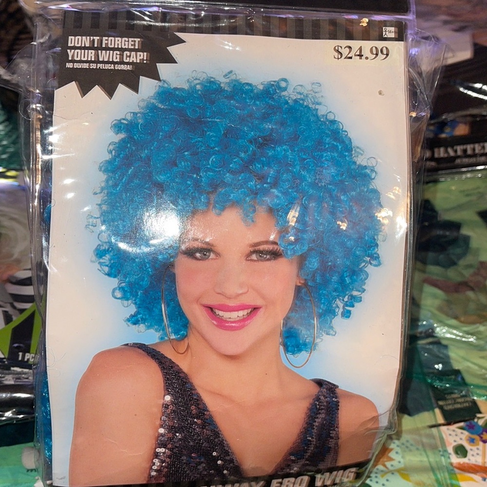 Runway fro blue wig